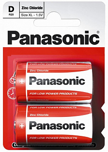 Батарейка Panasonic Spesial Zinc R20 BL2